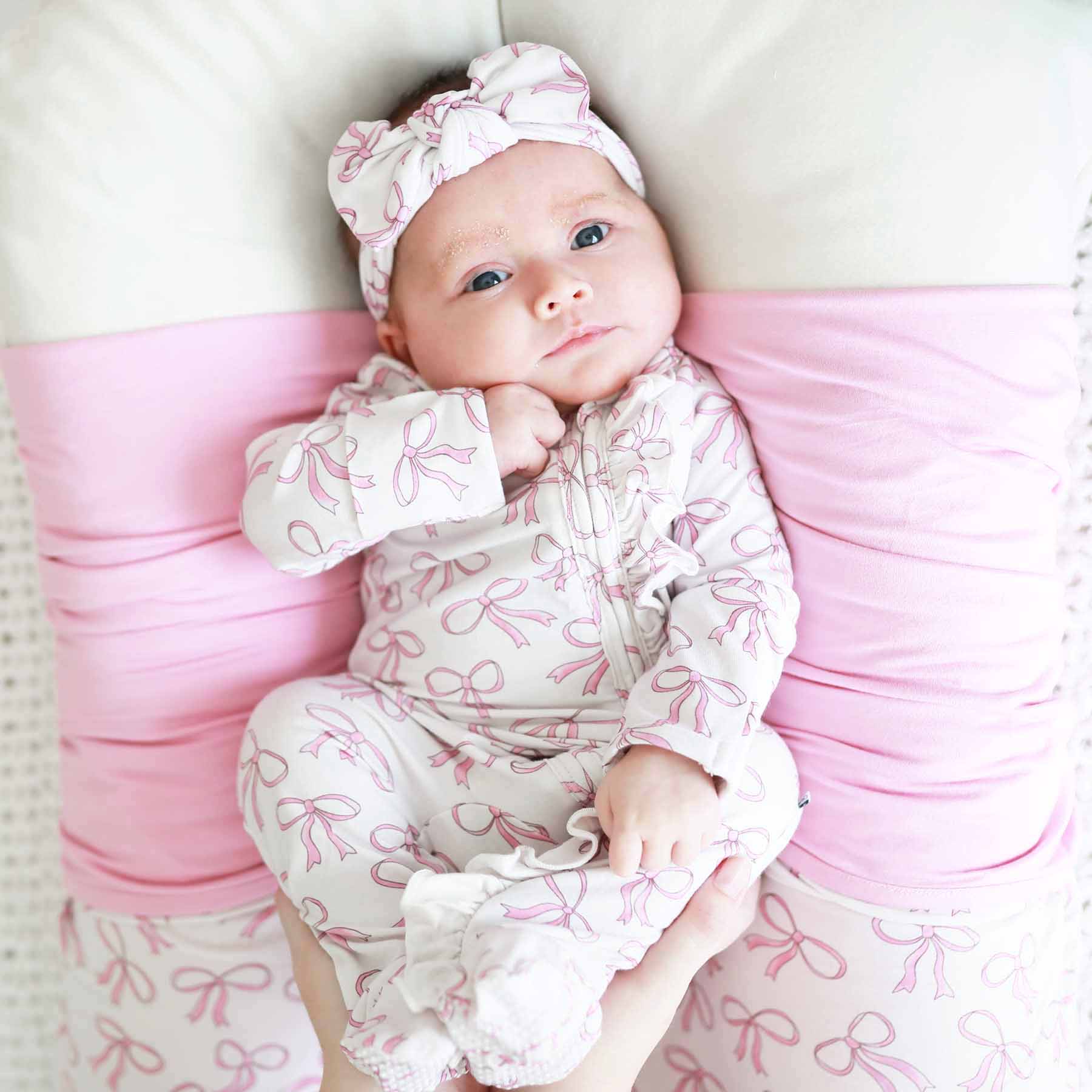 blushing bows footie 5 26656b60 c866 4f43 aba2 531eb47d87f0