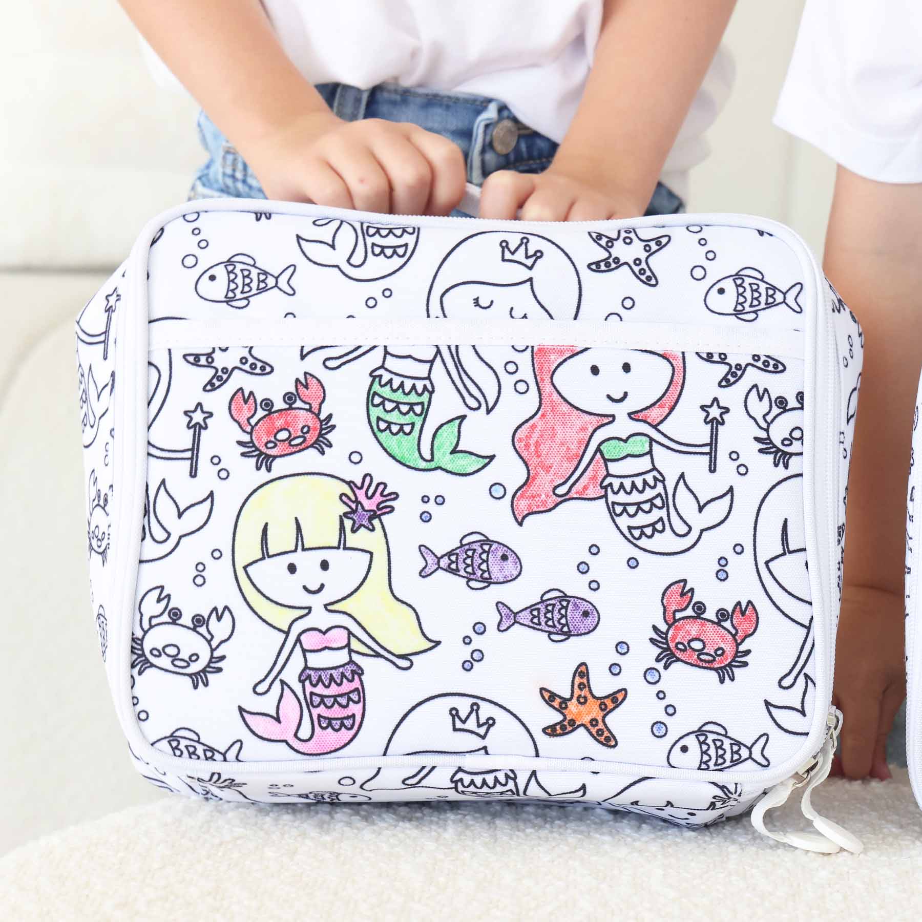 Kids Colorable Lunchbox | Mermaid Magic