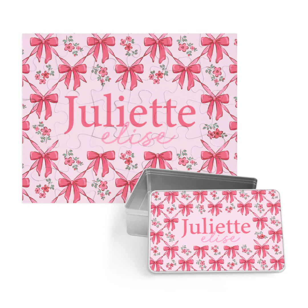 Kids Personalized 30 Piece Puzzle | Bow Besties