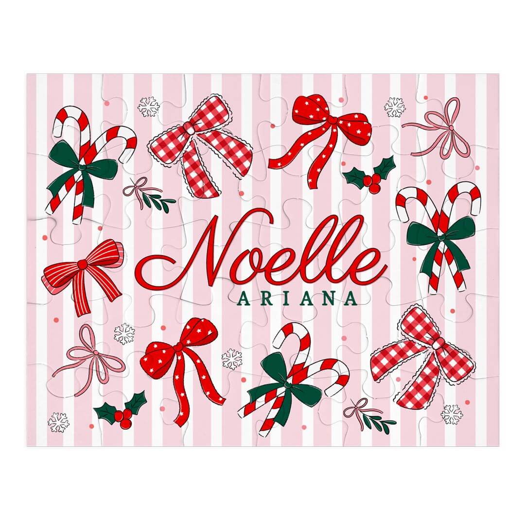 Kids Personalized 30 Piece Puzzle | Bow What Fun