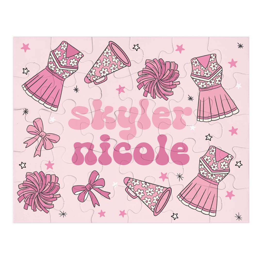 Kids Personalized 30 Piece Puzzle | Cheer Squad