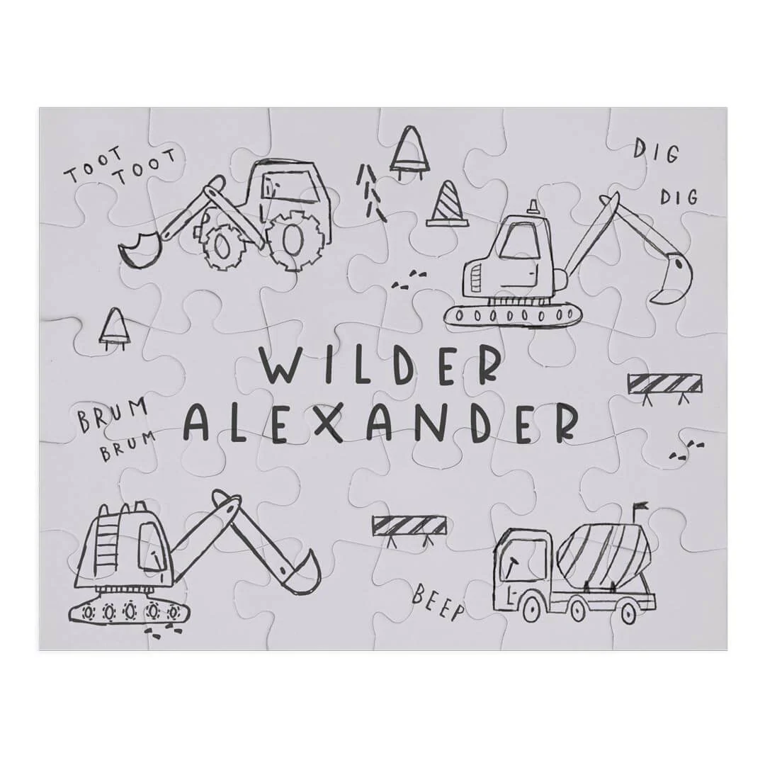 Kids Personalized 30 Piece Puzzle | Doodle Dozers