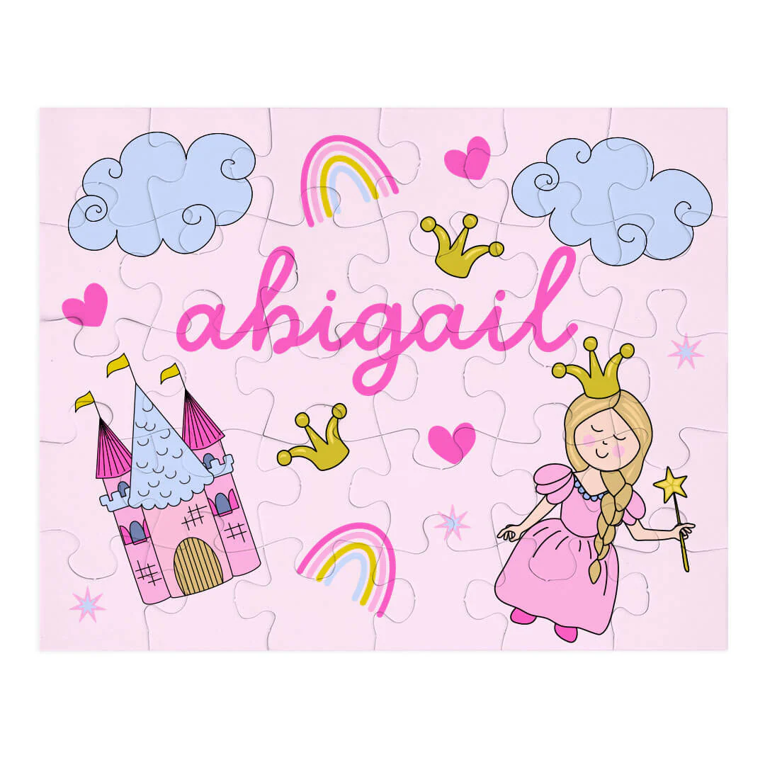 Kids Personalized 30 Piece Puzzle | Once Upon A Time