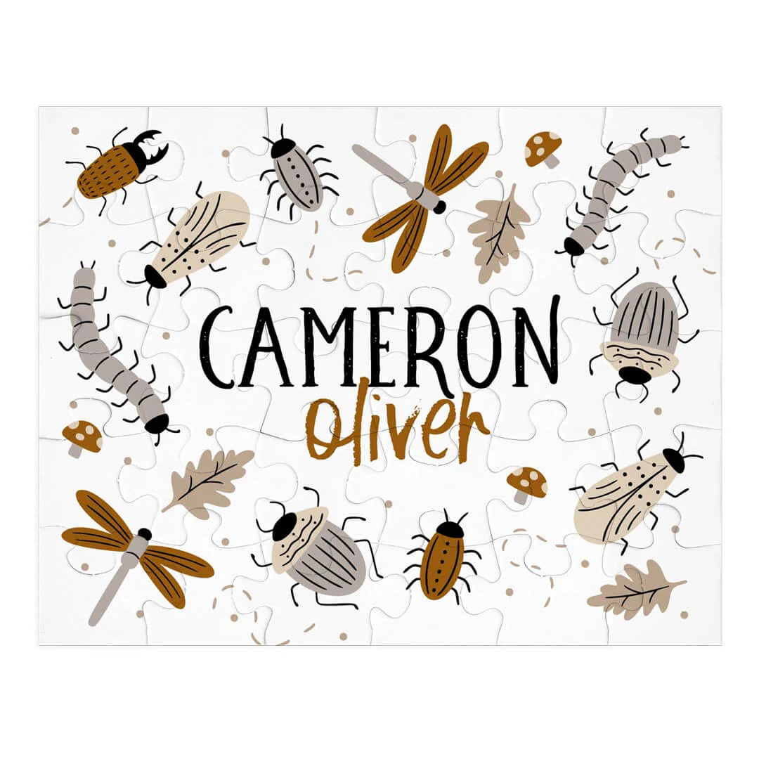 Kids Personalized 30 Piece Puzzle | Snuggle Bug