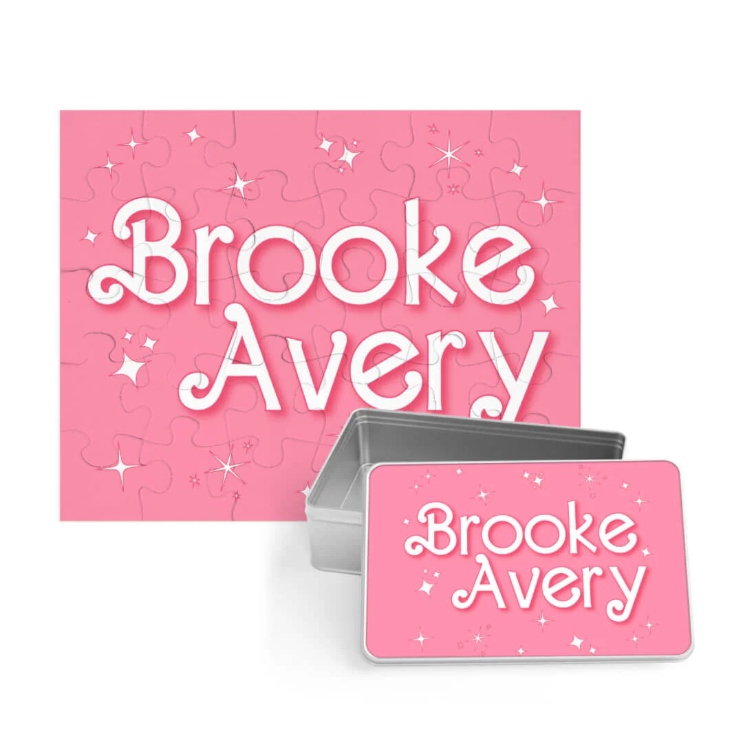 Kids Personalized 30 Piece Puzzle | Sparkle Girl