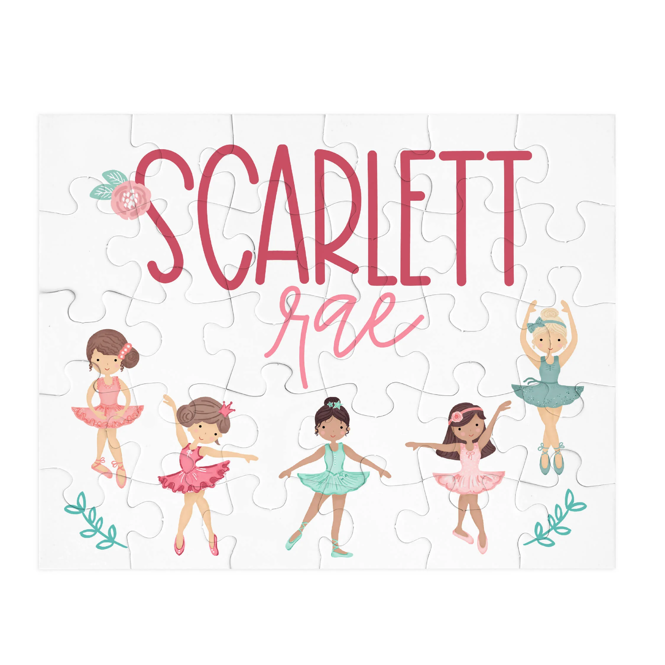 Kids Personalized 30 Piece Puzzle | Tiny Dancer