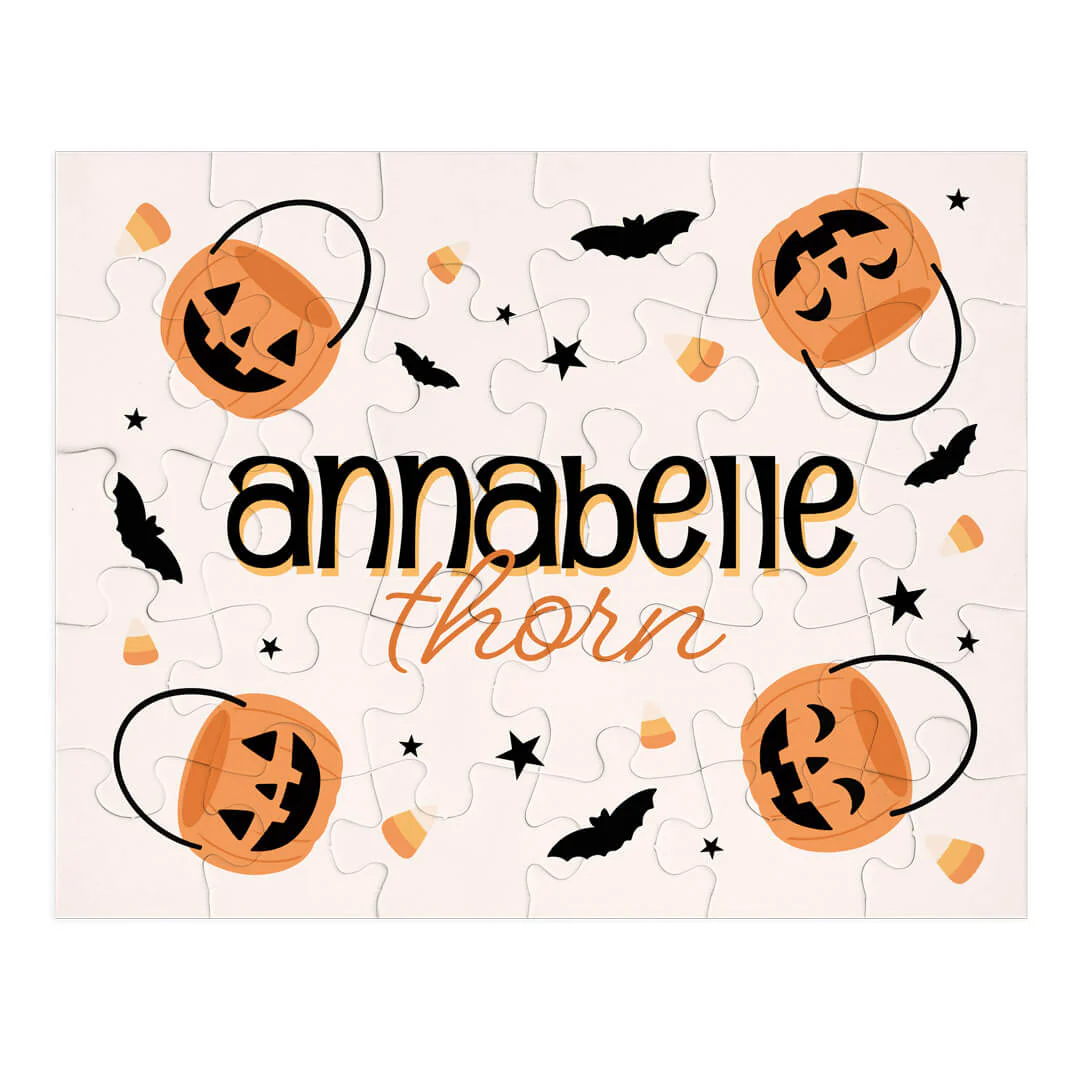 Kids Personalized 30 Piece Puzzle | Trick or Treat