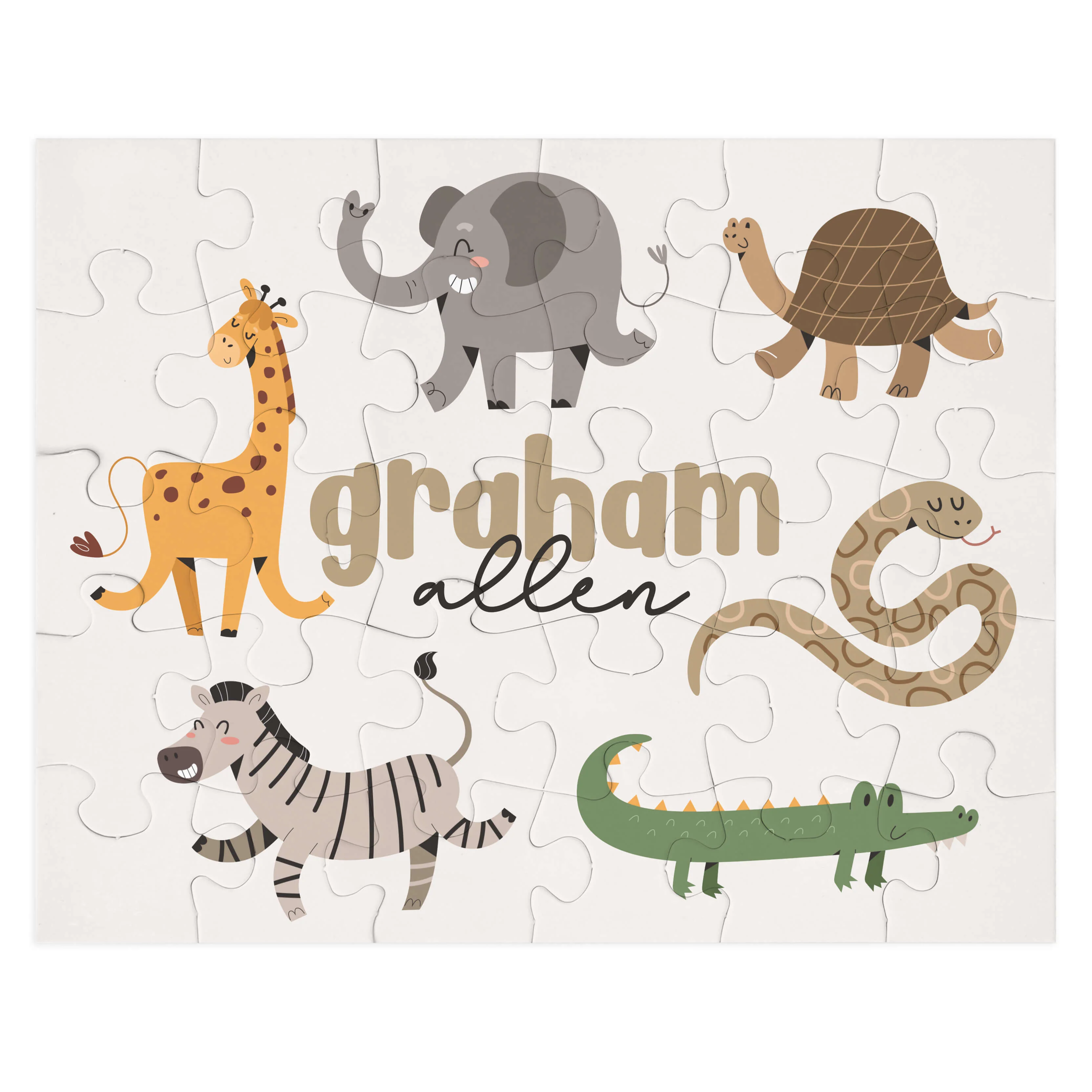 Kids Personalized 30 Piece Puzzle | Wild Thing