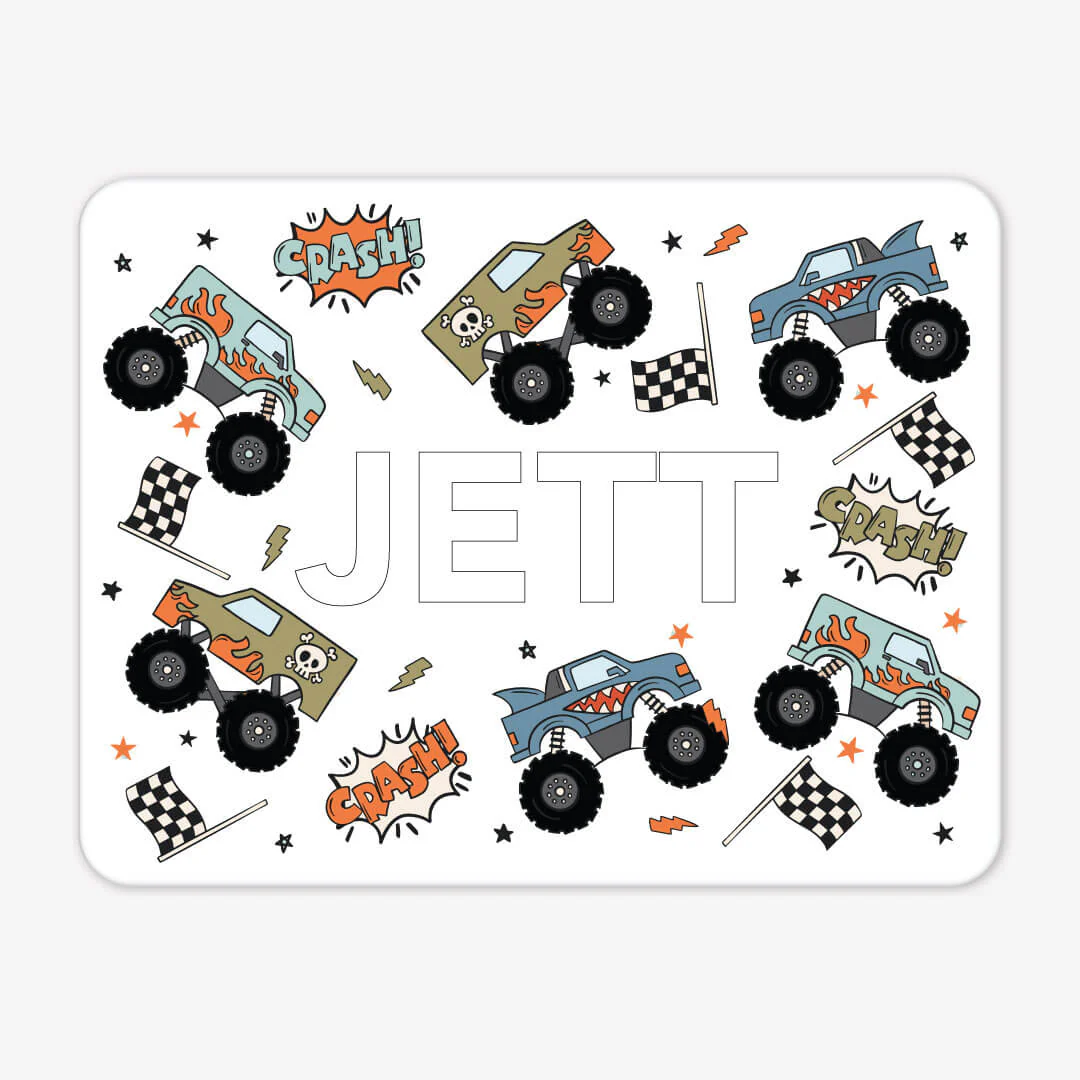 Kids Personalized Whiteboard | Big Wheelin'