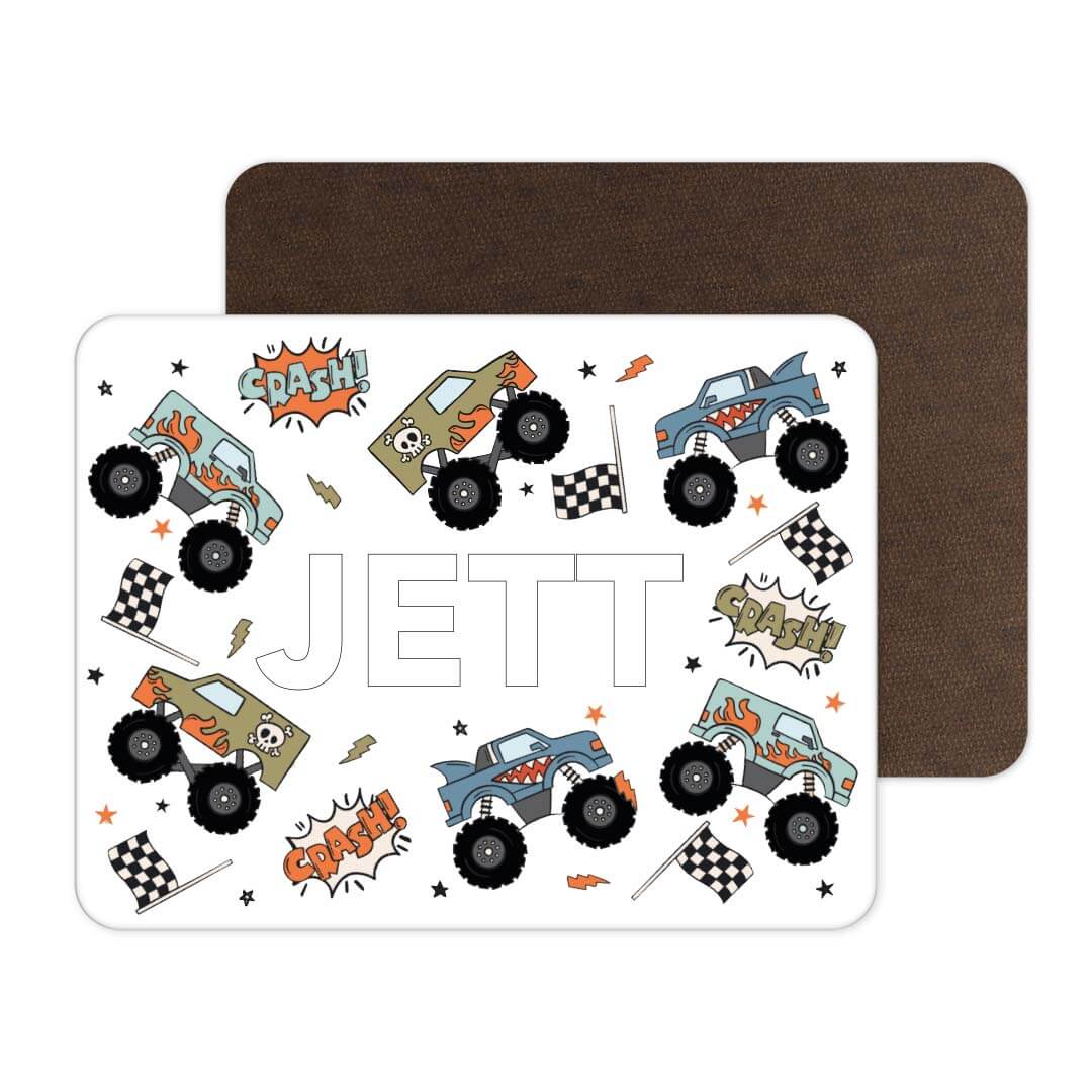 Kids Personalized Whiteboard | Big Wheelin'