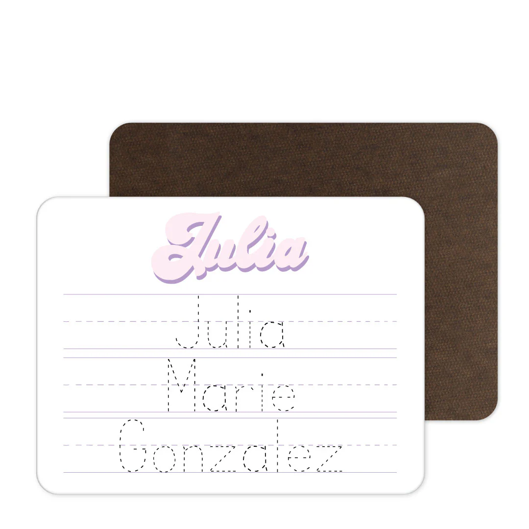 Kids Personalized Whiteboard | Bubbly Grape