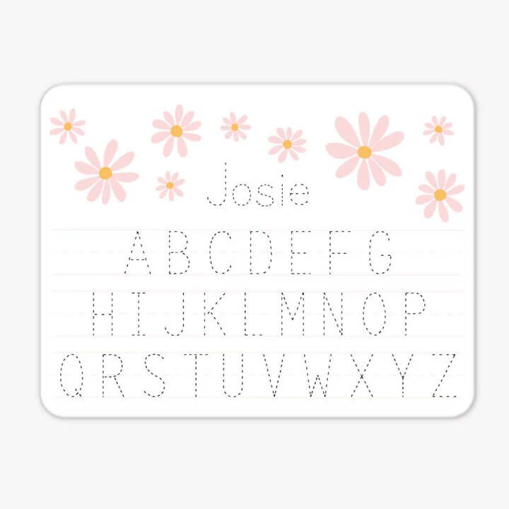 Kids Personalized Whiteboard | Daisy Garden