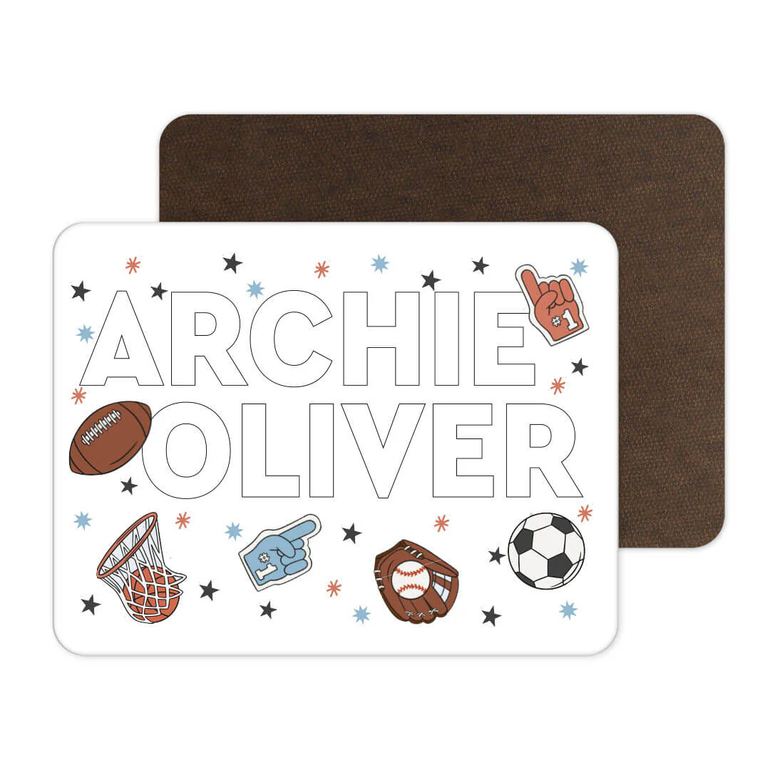 Kids Personalized Whiteboard | Half Time
