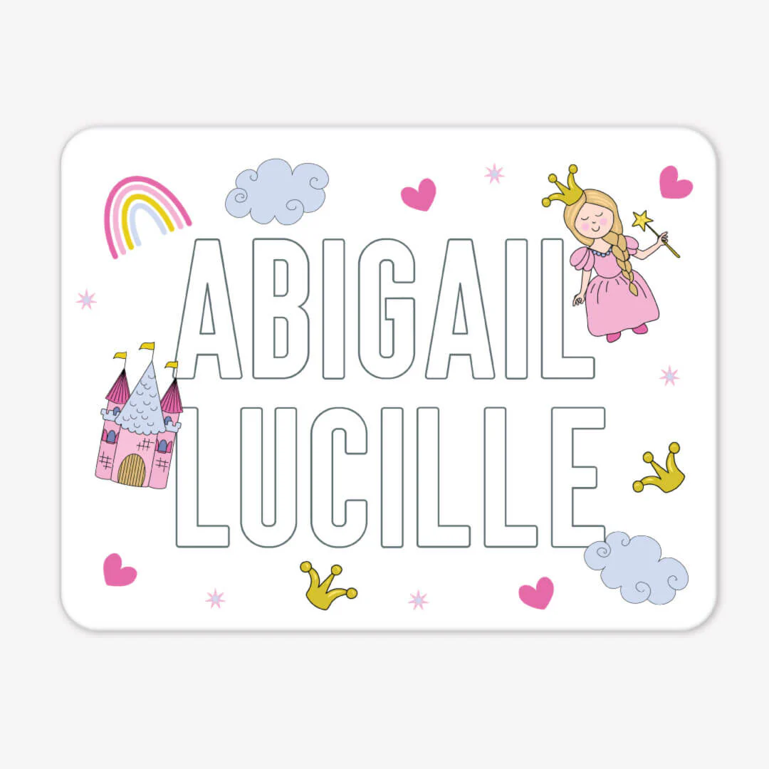 Kids Personalized Whiteboard | Once Upon A Time