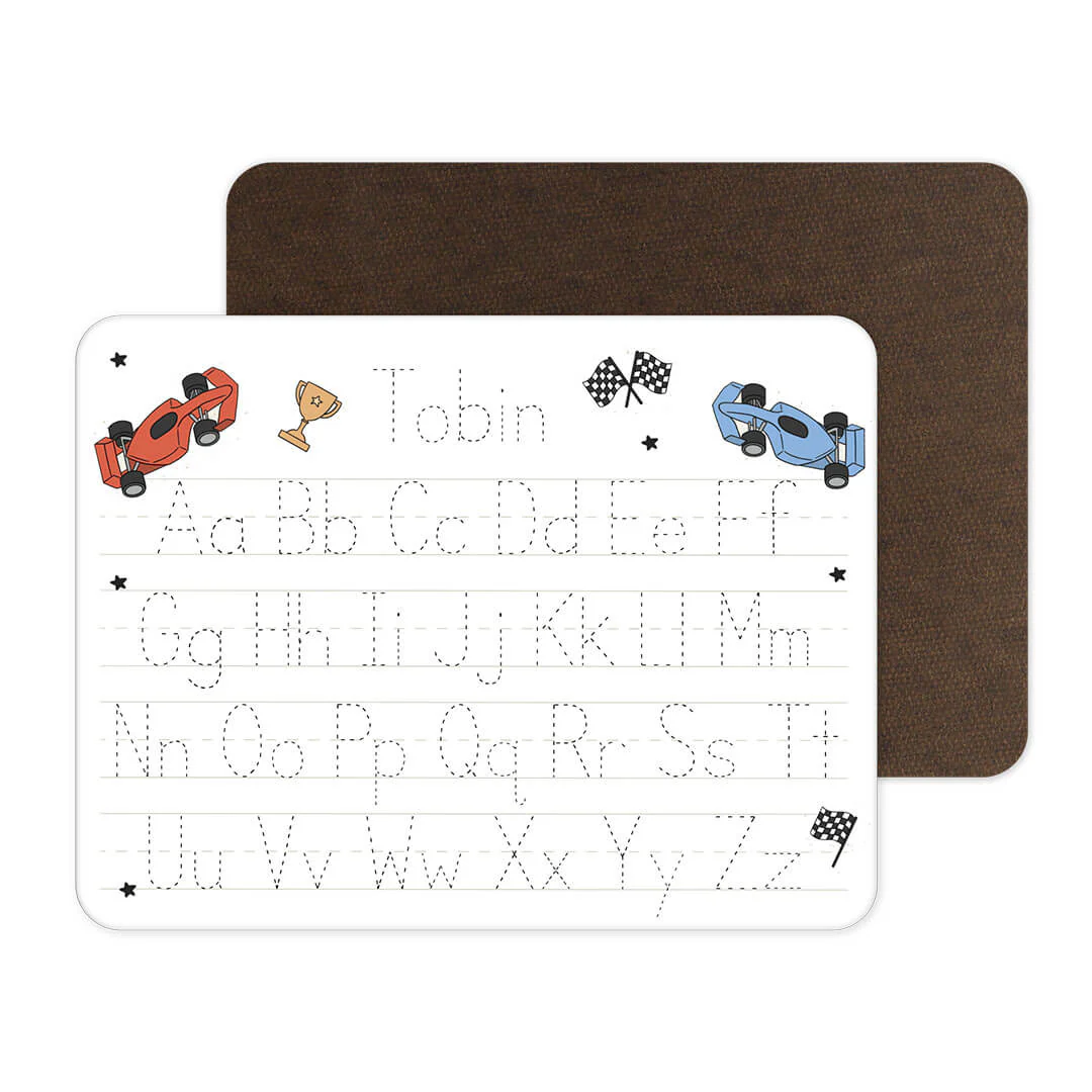 Kids Personalized Whiteboard | Pit Crew