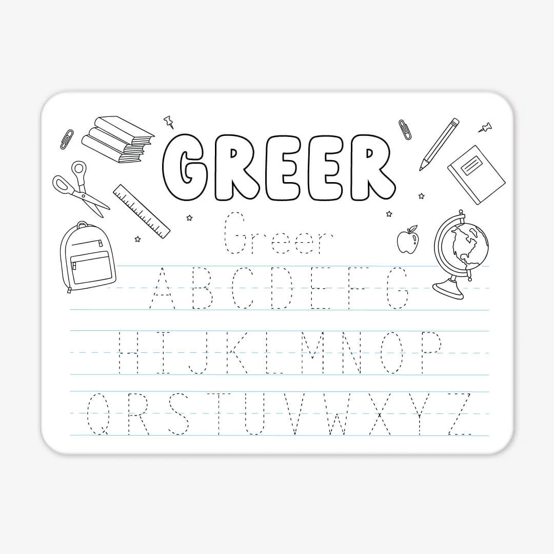 Kids Personalized Whiteboard | School Days