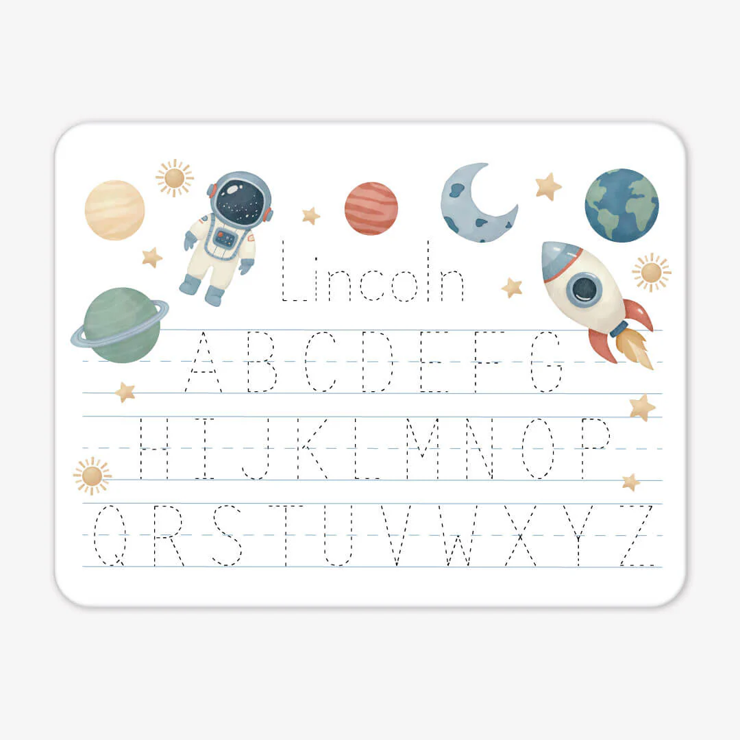 Kids Personalized Whiteboard | Space Explorer