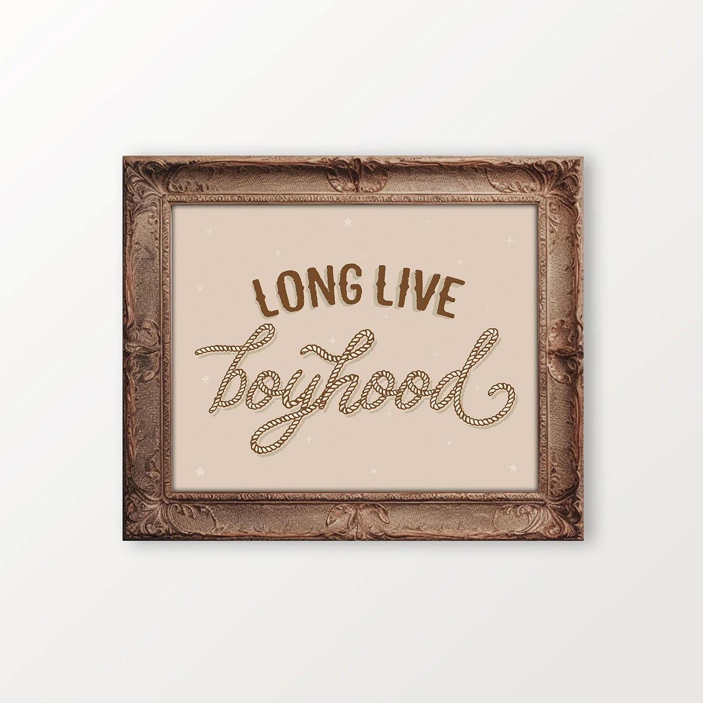 Long Live Boyhood Digital Wall Art