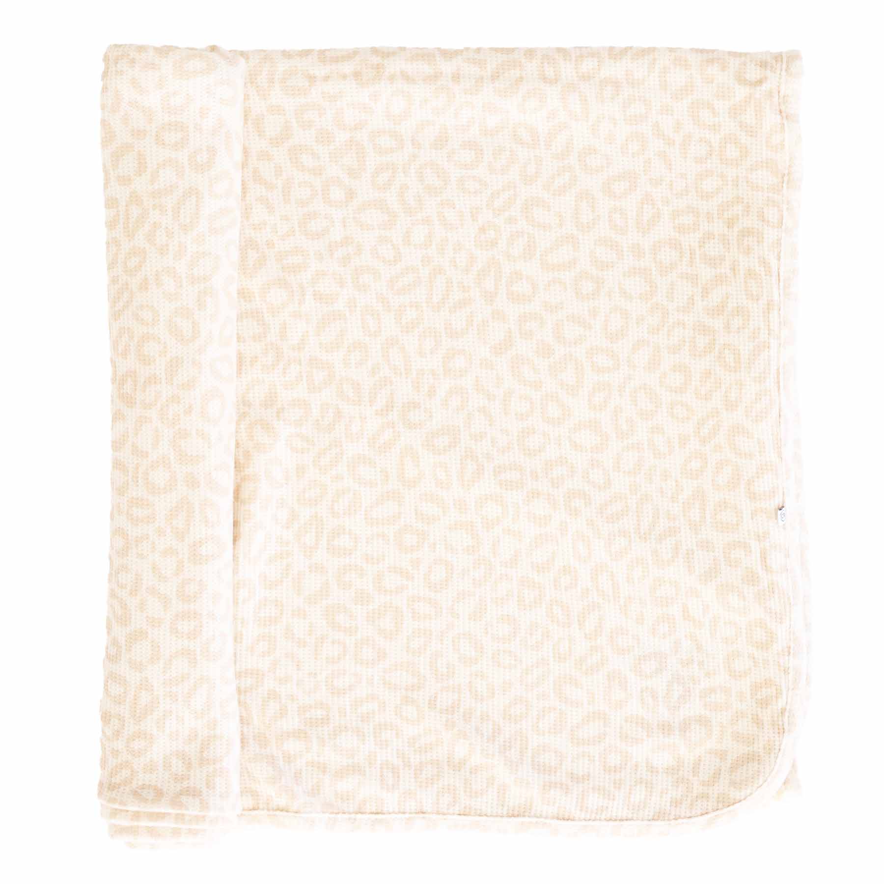 Lovely Leopard Bamboo Waffle Oversized Swaddle Blanket