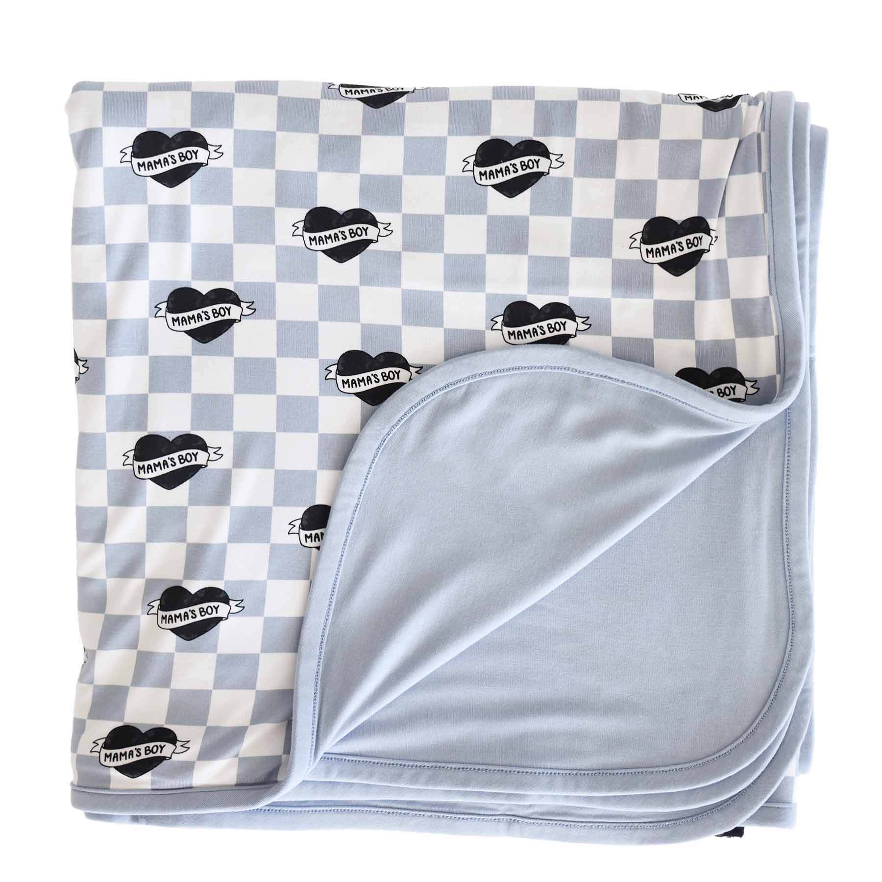 Mama's Boy Double Sided Bamboo Blanket