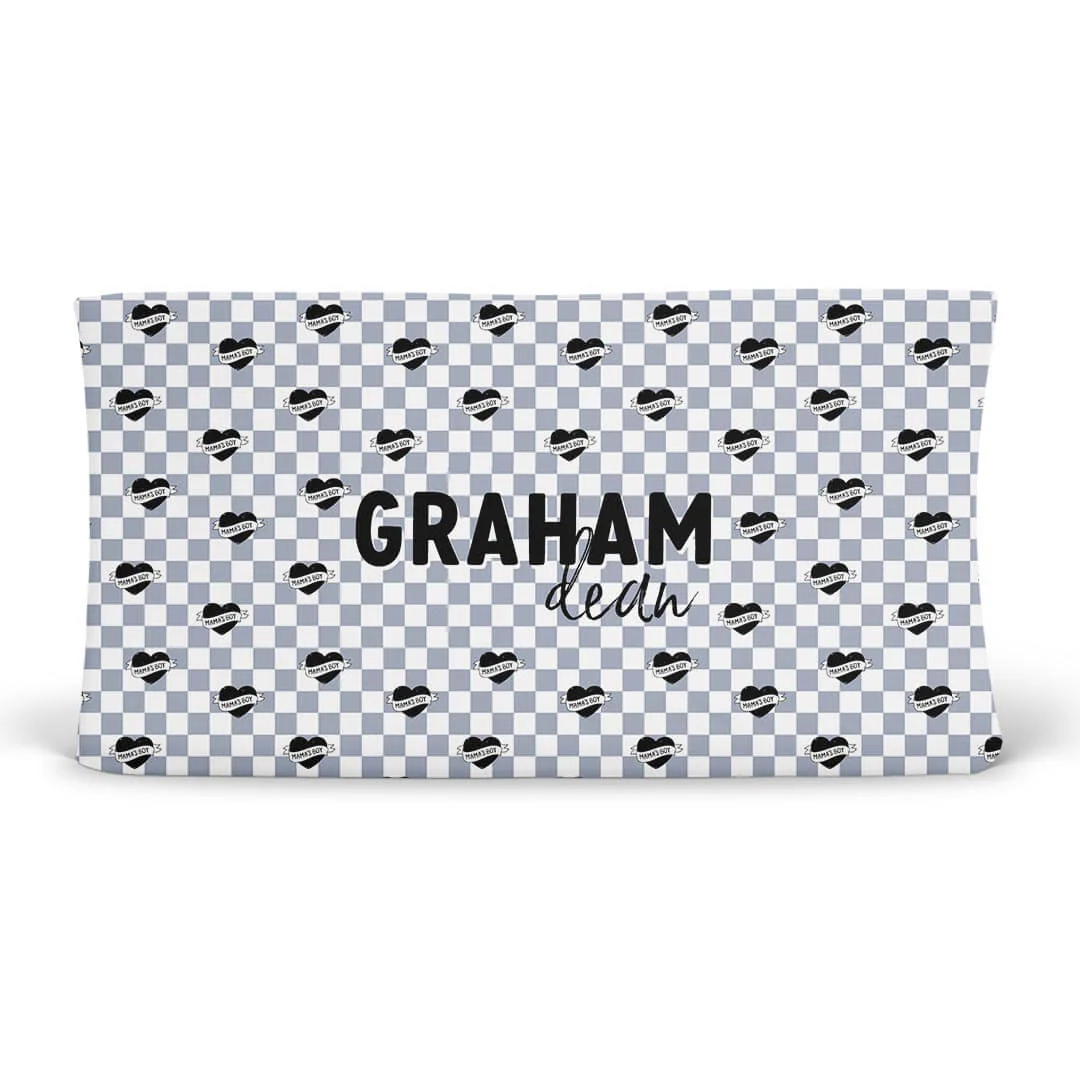 Mama's Boy Personalized Changing Pad Cover