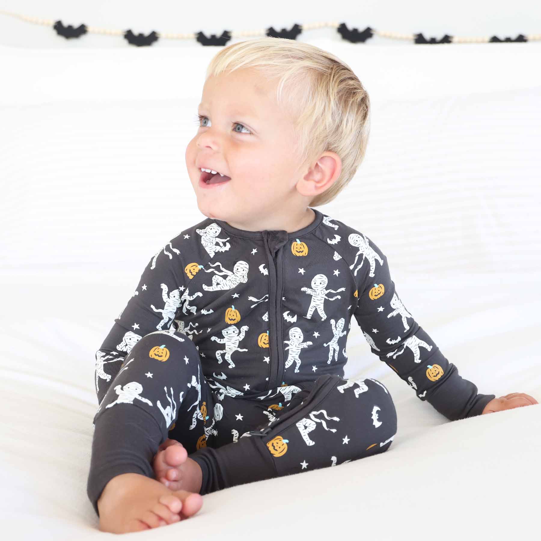 Midnight Mummies Convertible Zip Romper