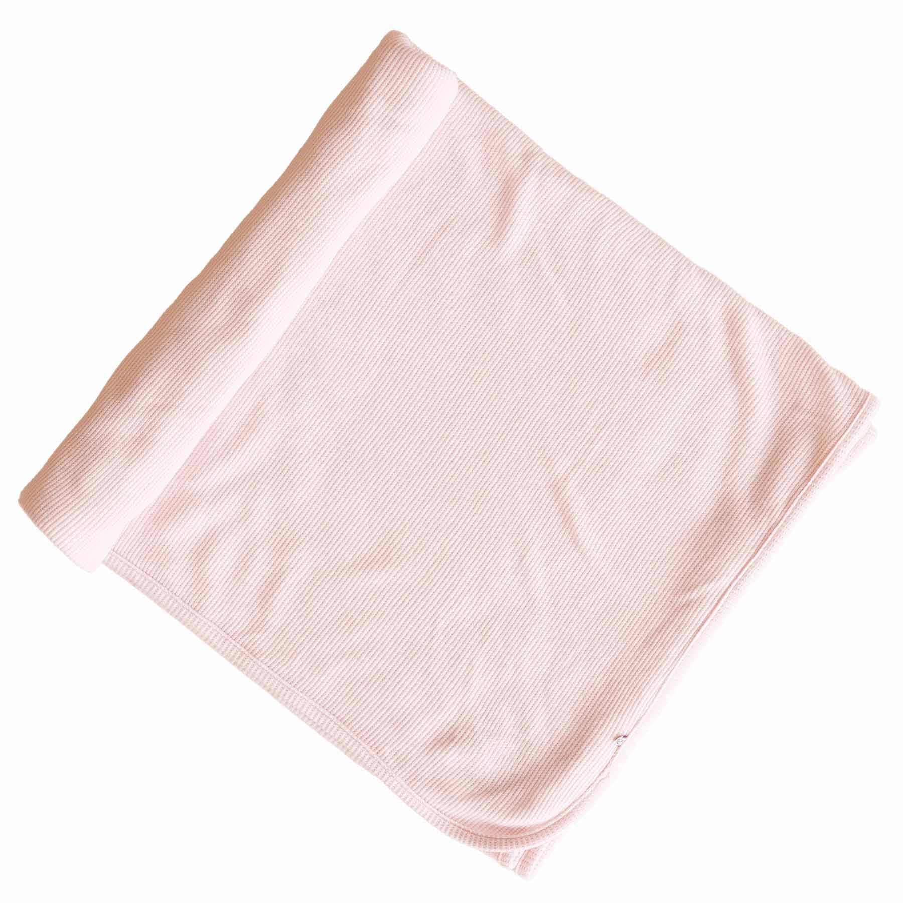 Pearl Pink Bamboo Waffle Oversized Swaddle Blanket