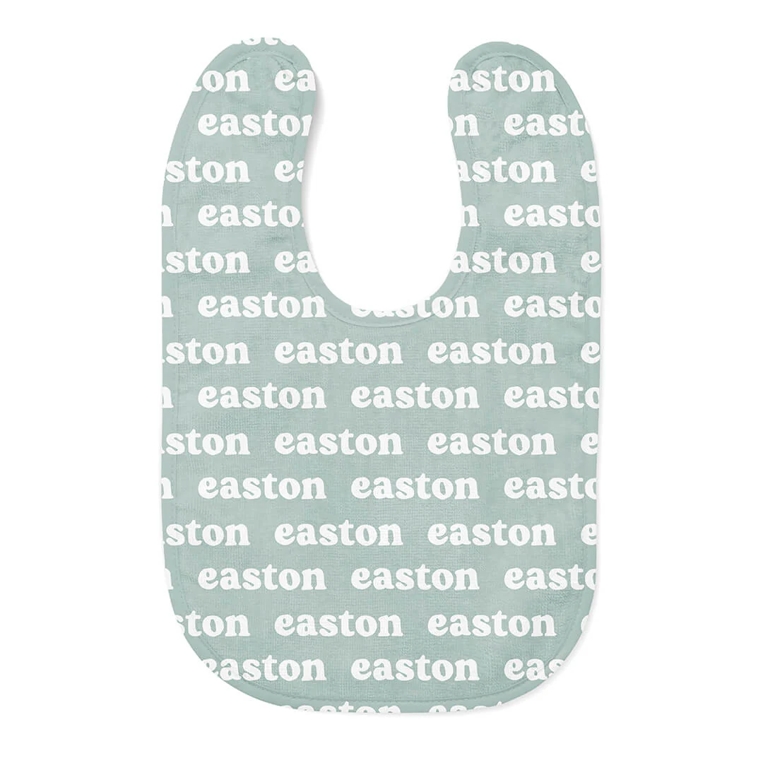 Personalized Baby Name Bib | Mist