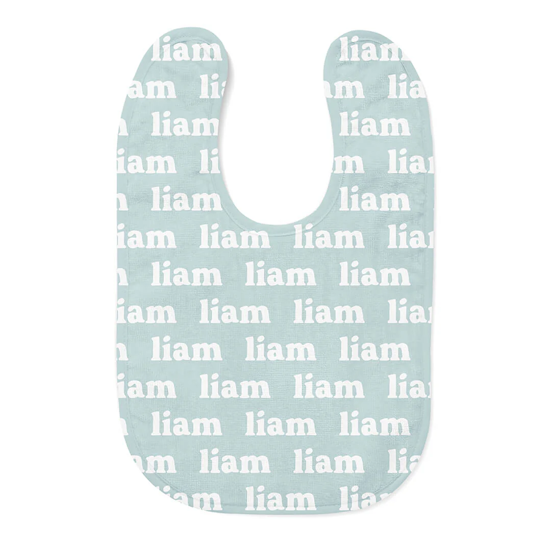 Personalized Baby Name Bib | Pacific