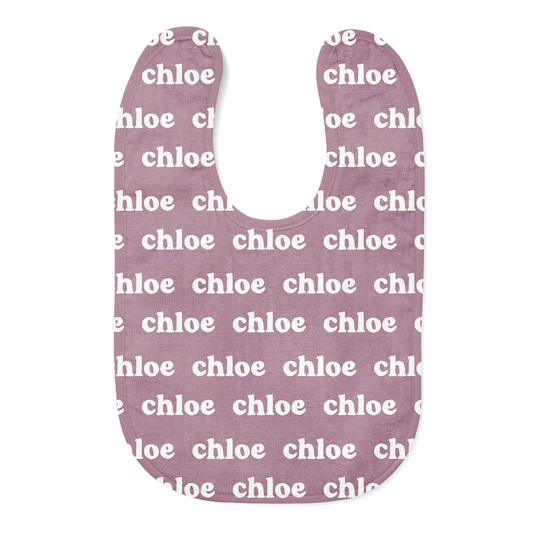 Personalized Baby Name Bib | Raisin