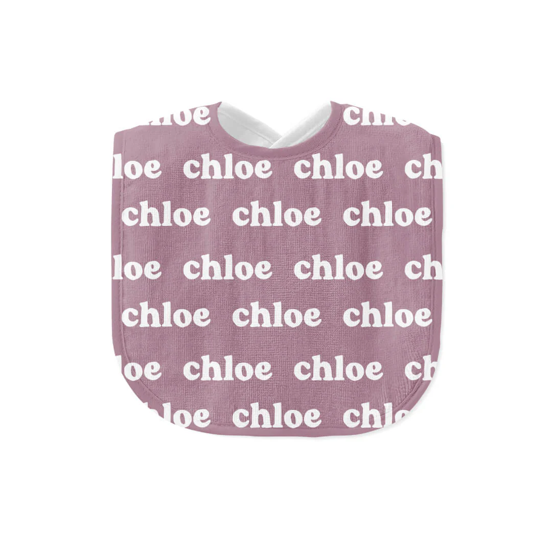 Personalized Baby Name Bib | Raisin