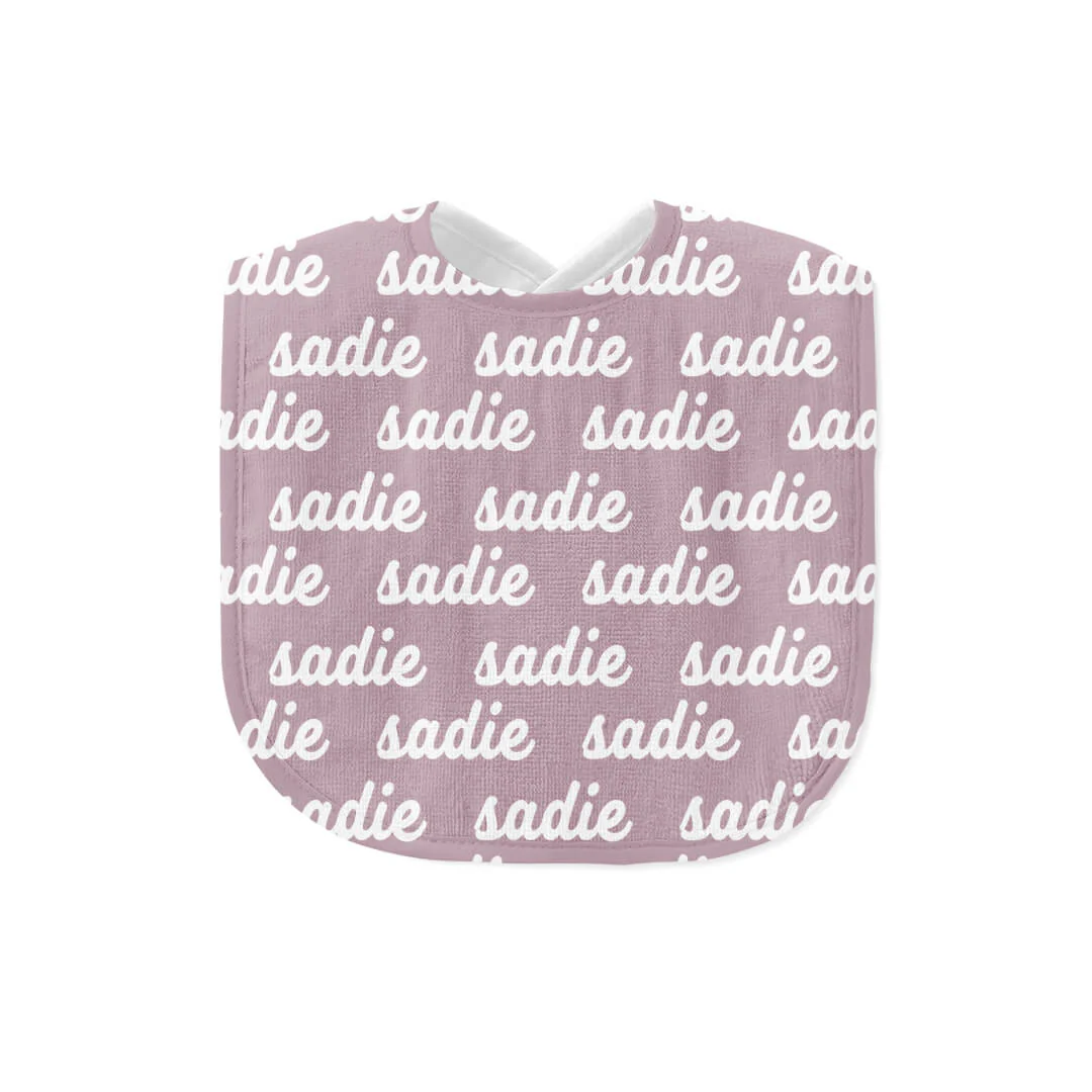 Personalized Baby Name Bib | Violet