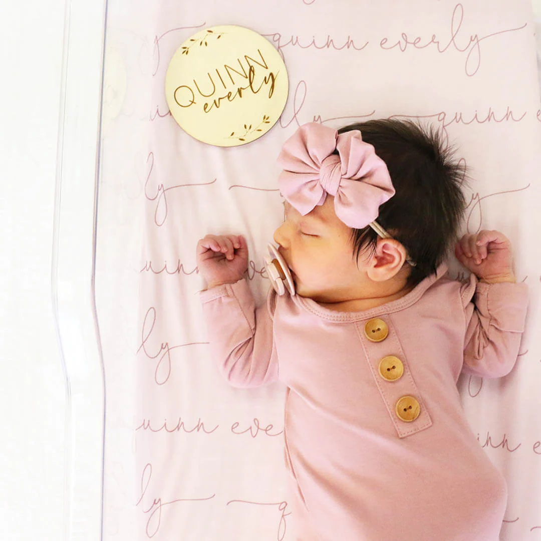 Personalized Baby Name Wood Announcement | Branches