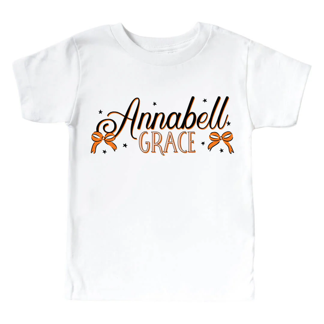 Personalized Boo Babes Graphic Bodysuit & Kids Tee | White