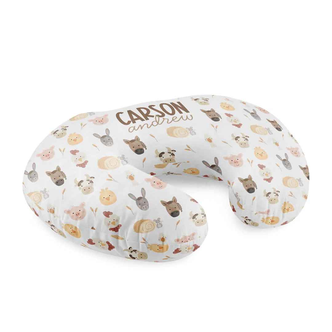 Personalized Nursing Pillow Covers | Barnyard Buddies