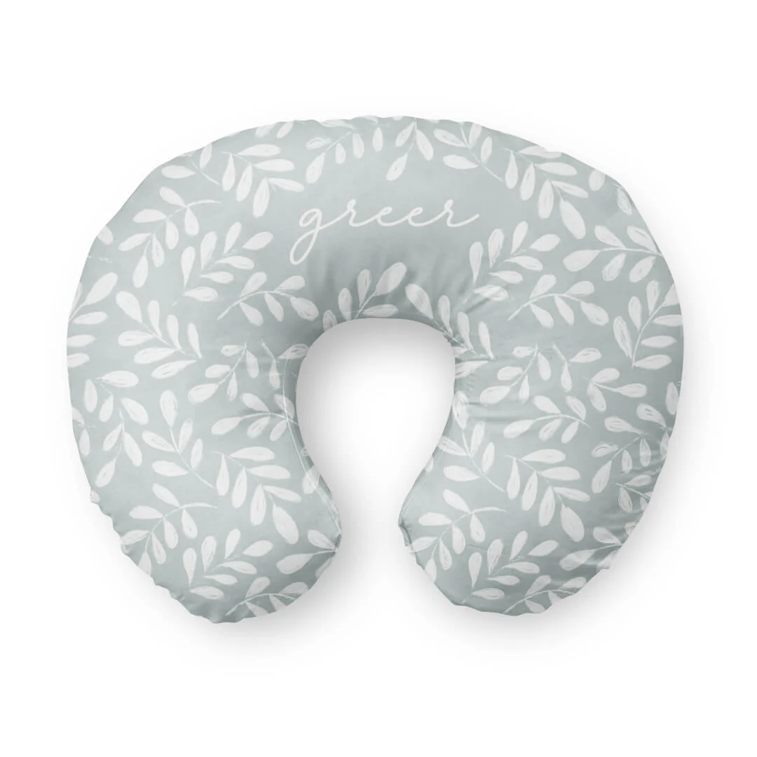 Personalized Nursing Pillow Covers | Calming Leaves