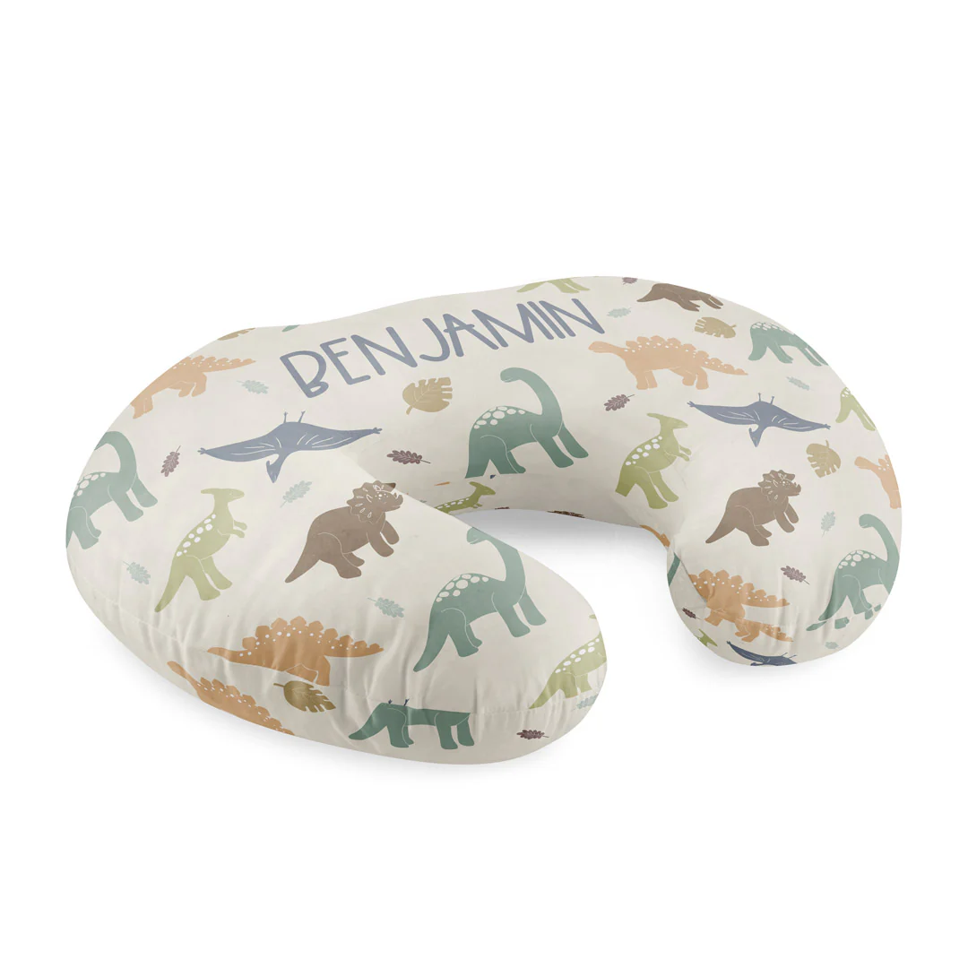 Personalized Nursing Pillow Covers | Dino Dance