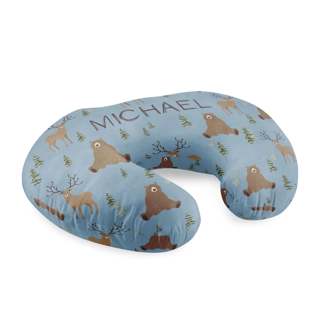 Personalized Nursing Pillow Covers | Forest Friends