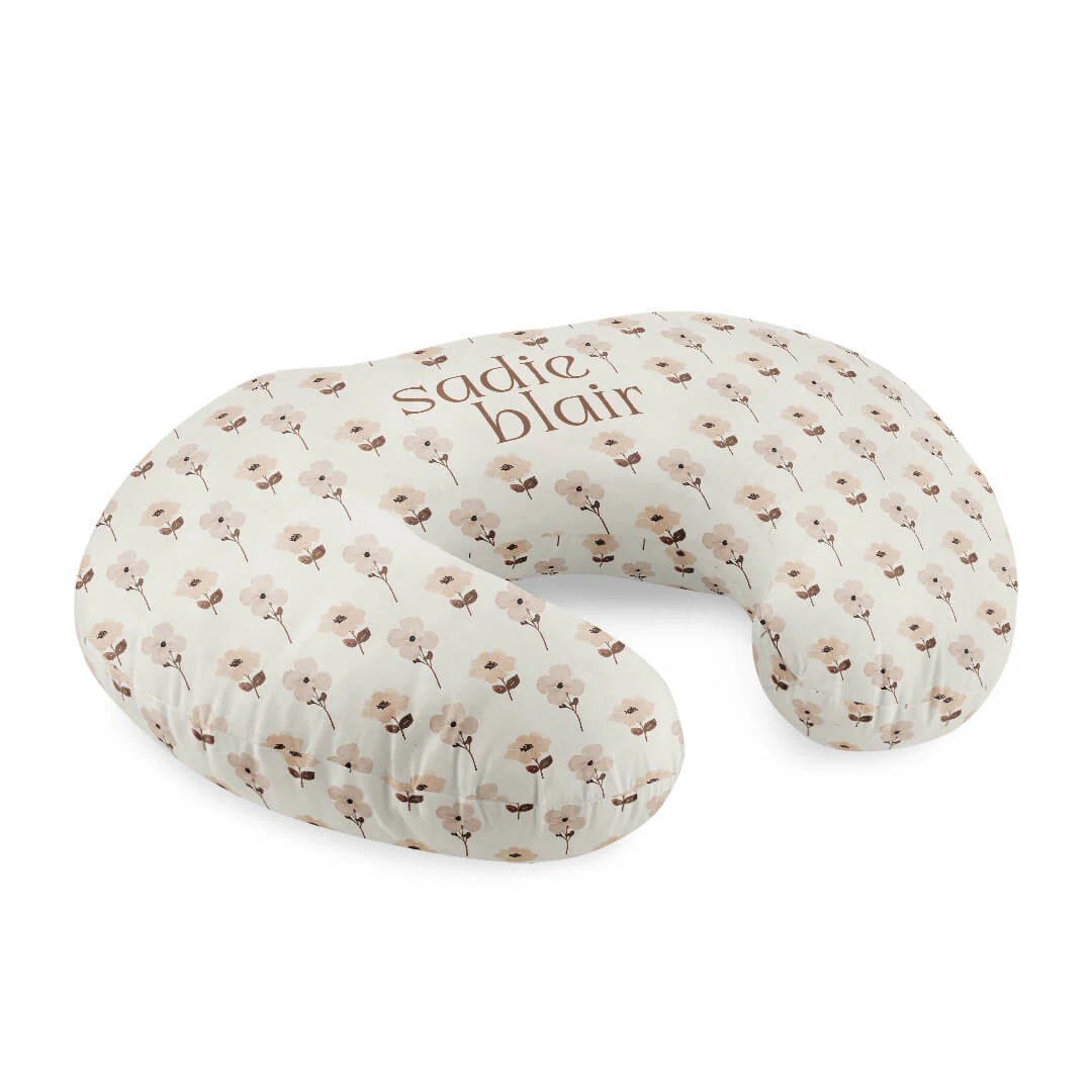 Personalized Nursing Pillow Covers | Vera's Vintage Floral