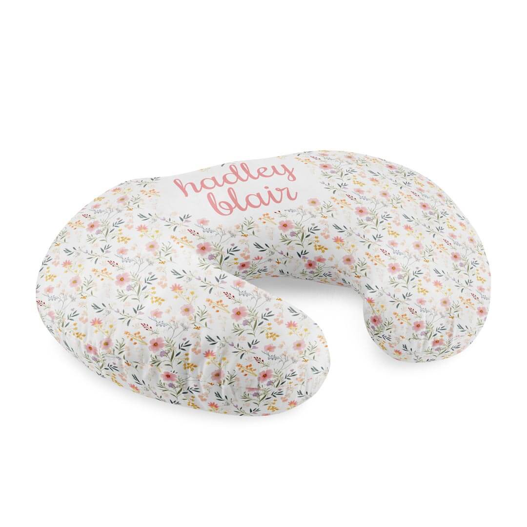 Personalized Nursing Pillow Covers | Winnie's Wildflowers