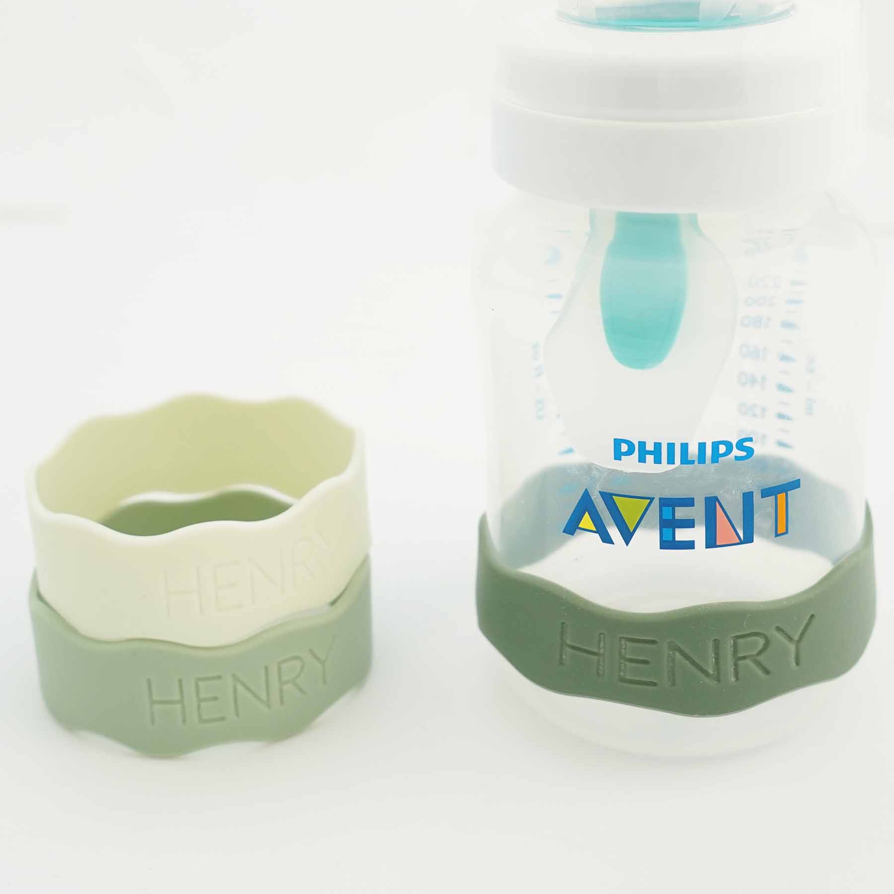 Personalized Silicone Bottle Labels | Greens