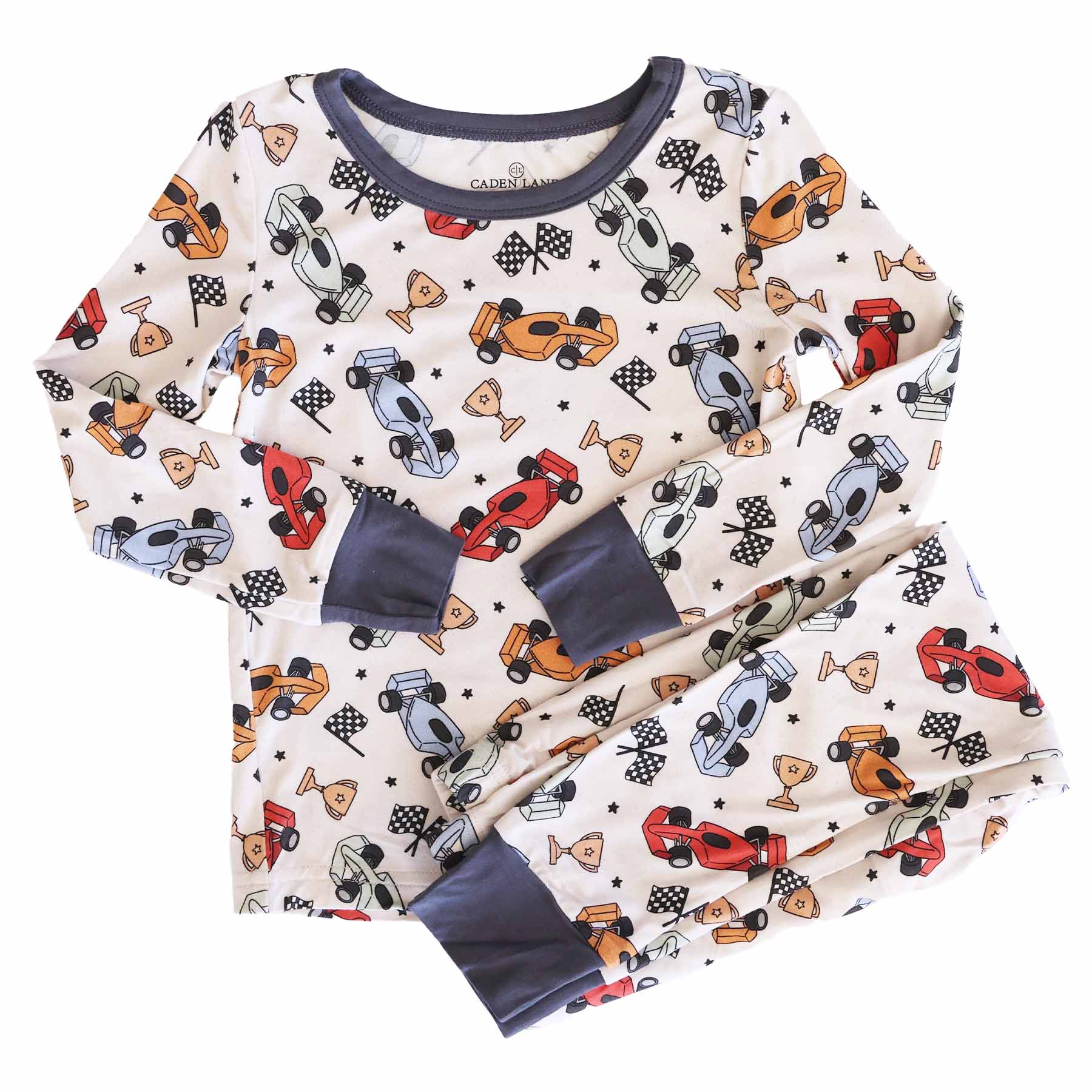 Pit Crew Two Piece Pajama Set
