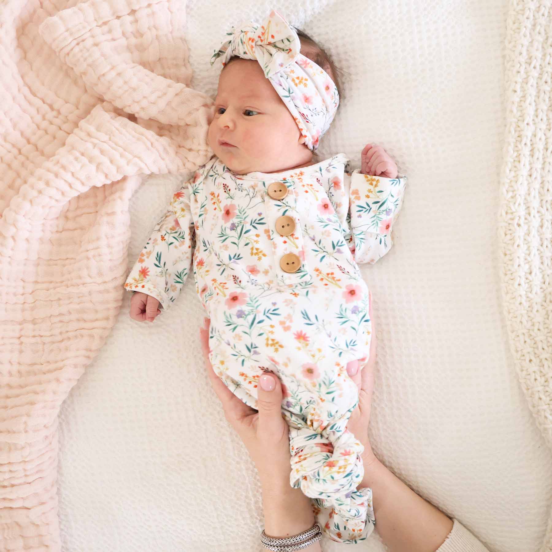Printed Knot Gowns for Girls | Best Sellers