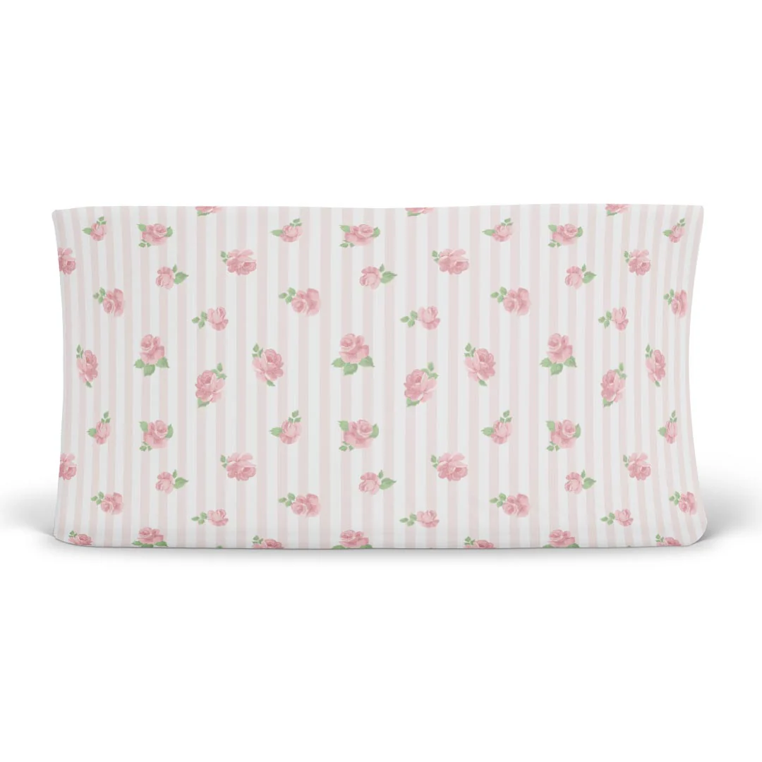 Rosy & Cozy Changing Pad Cover