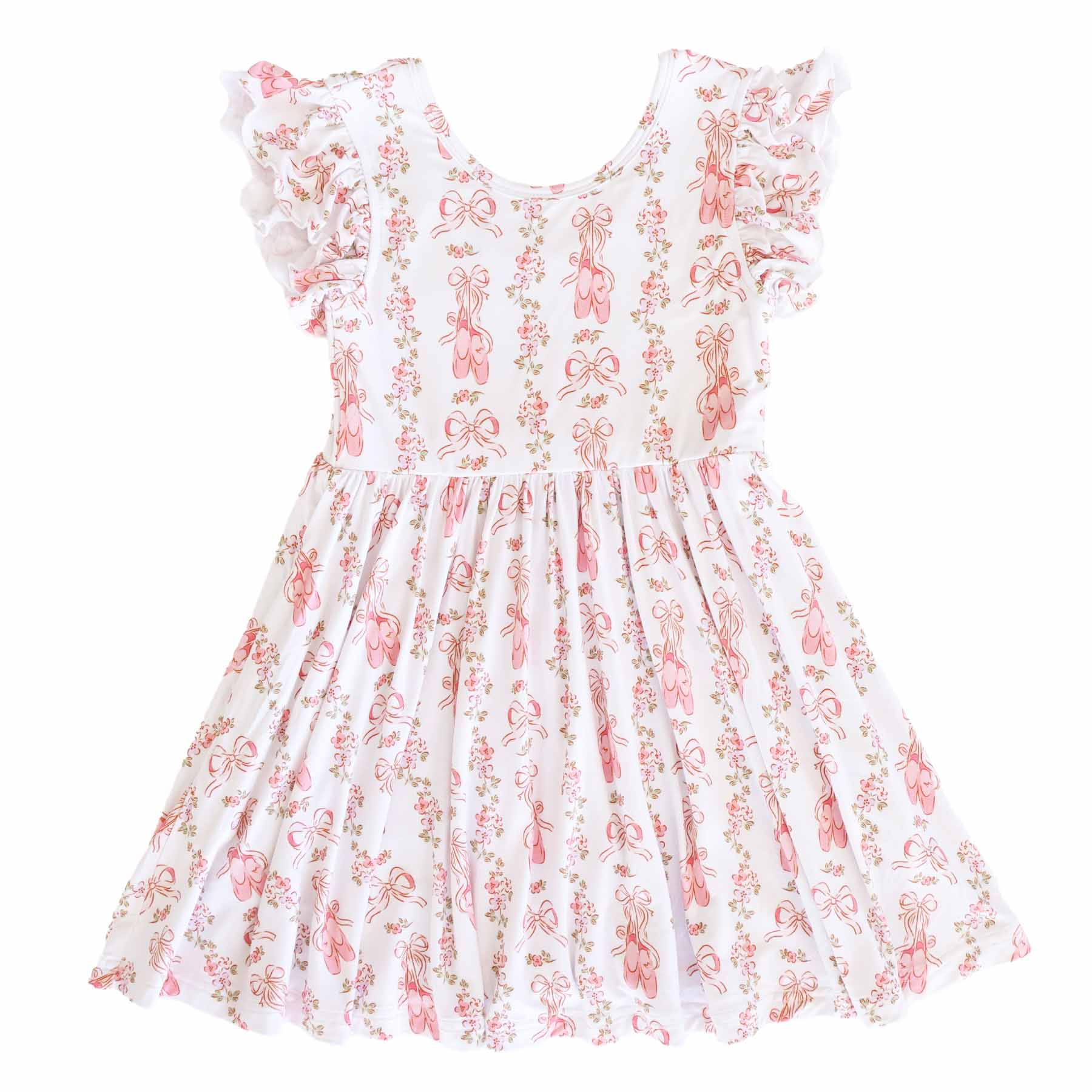 Ruffle Twirl Dress | Ballet Blossoms