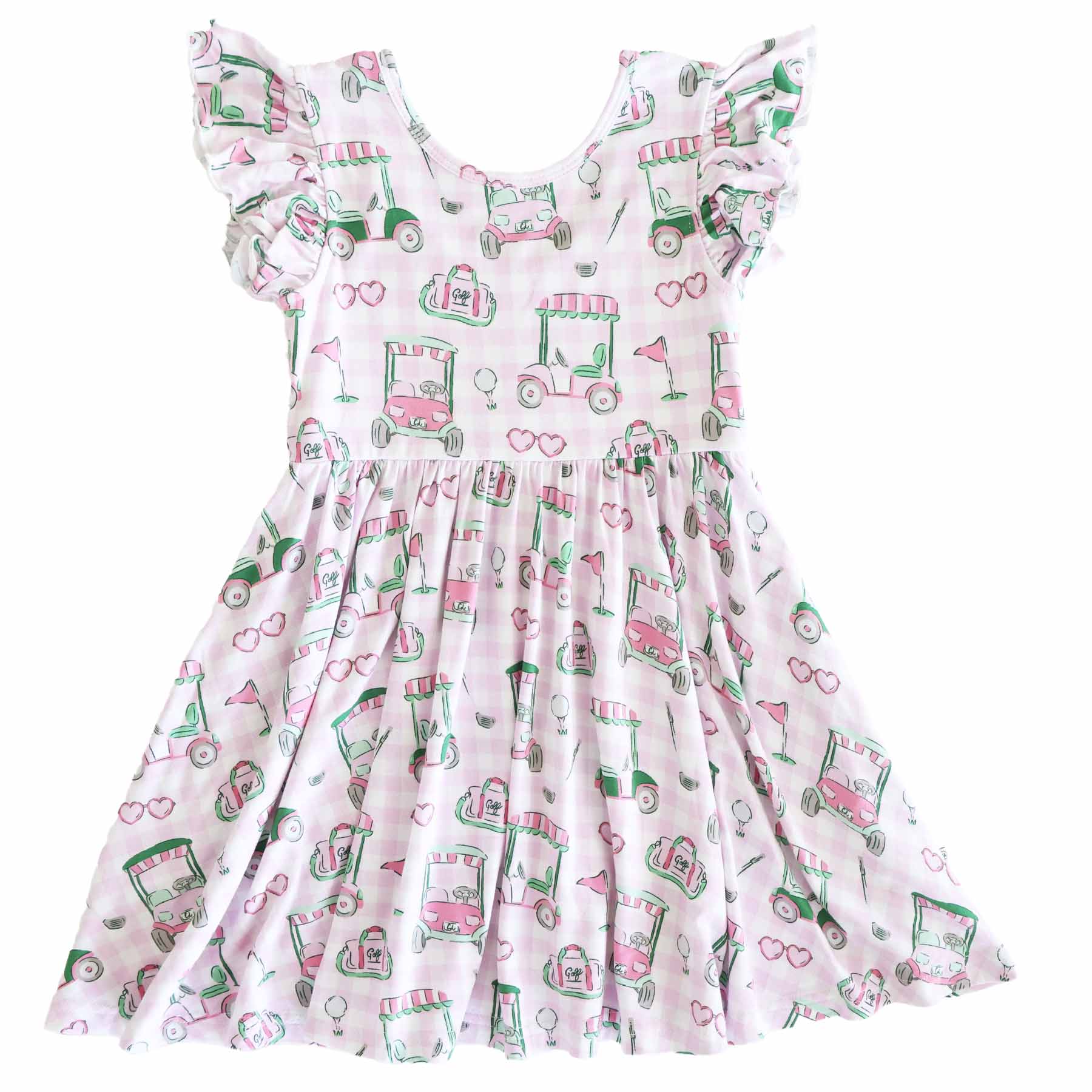 Ruffle Twirl Dress | Birdie Babes Pink