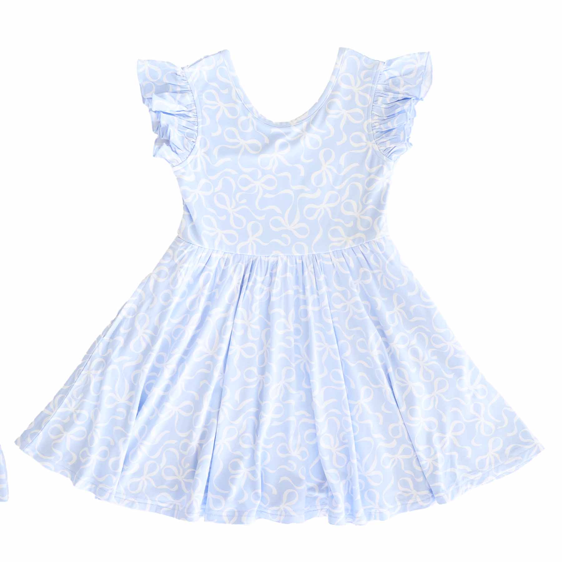 Ruffle Twirl Dress | Blue-tiful Bows