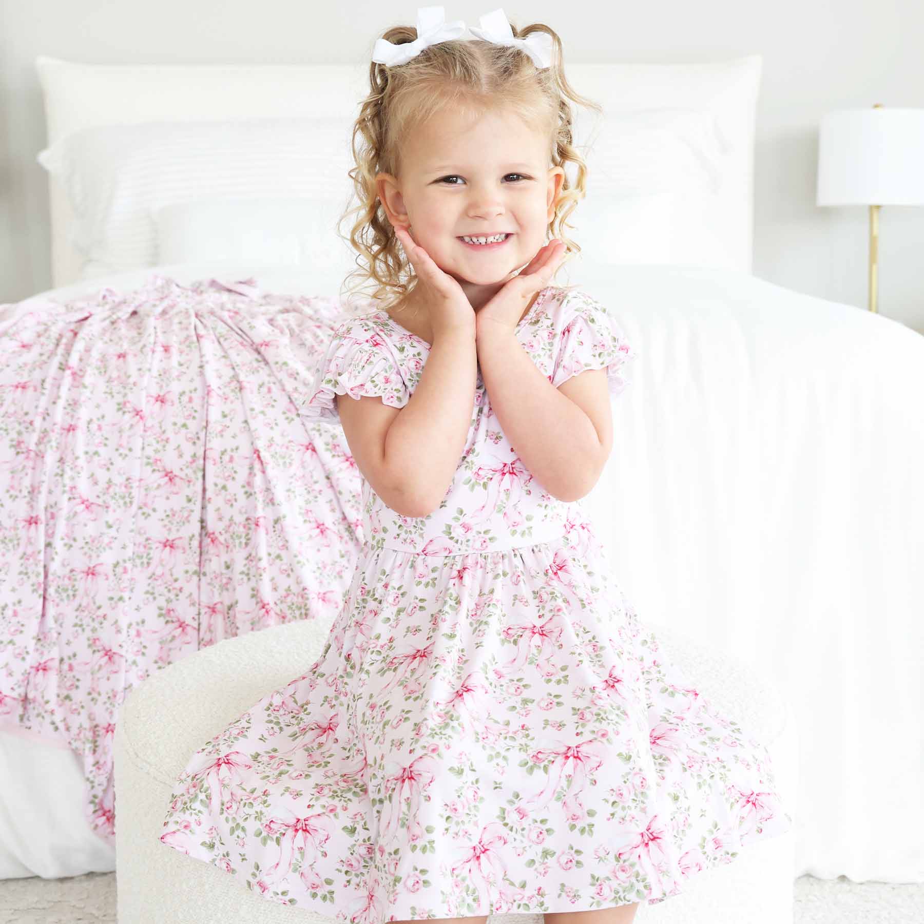 Ruffle Twirl Dress | Bows in Bloom