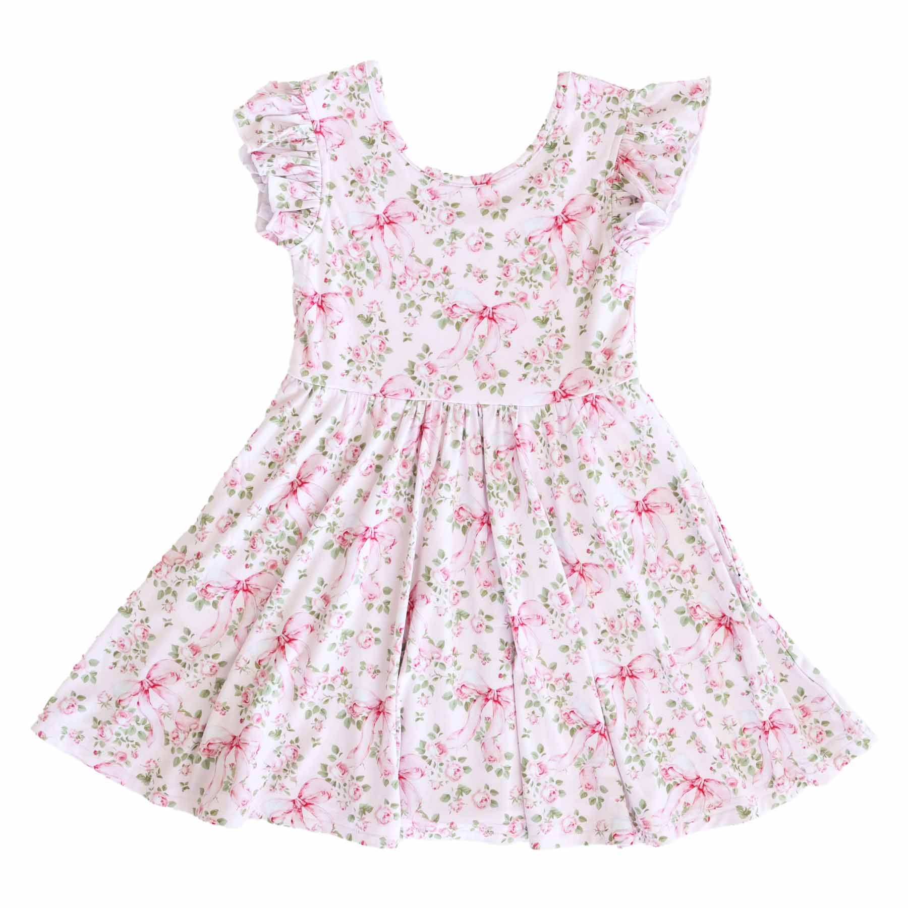 Ruffle Twirl Dress | Bows in Bloom
