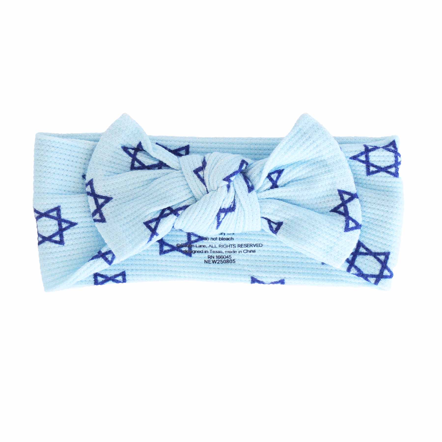 Shalom Snuggles Bamboo Waffle Knit Large Bow Headwrap